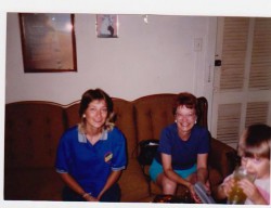 Cindy with her mother Wanda