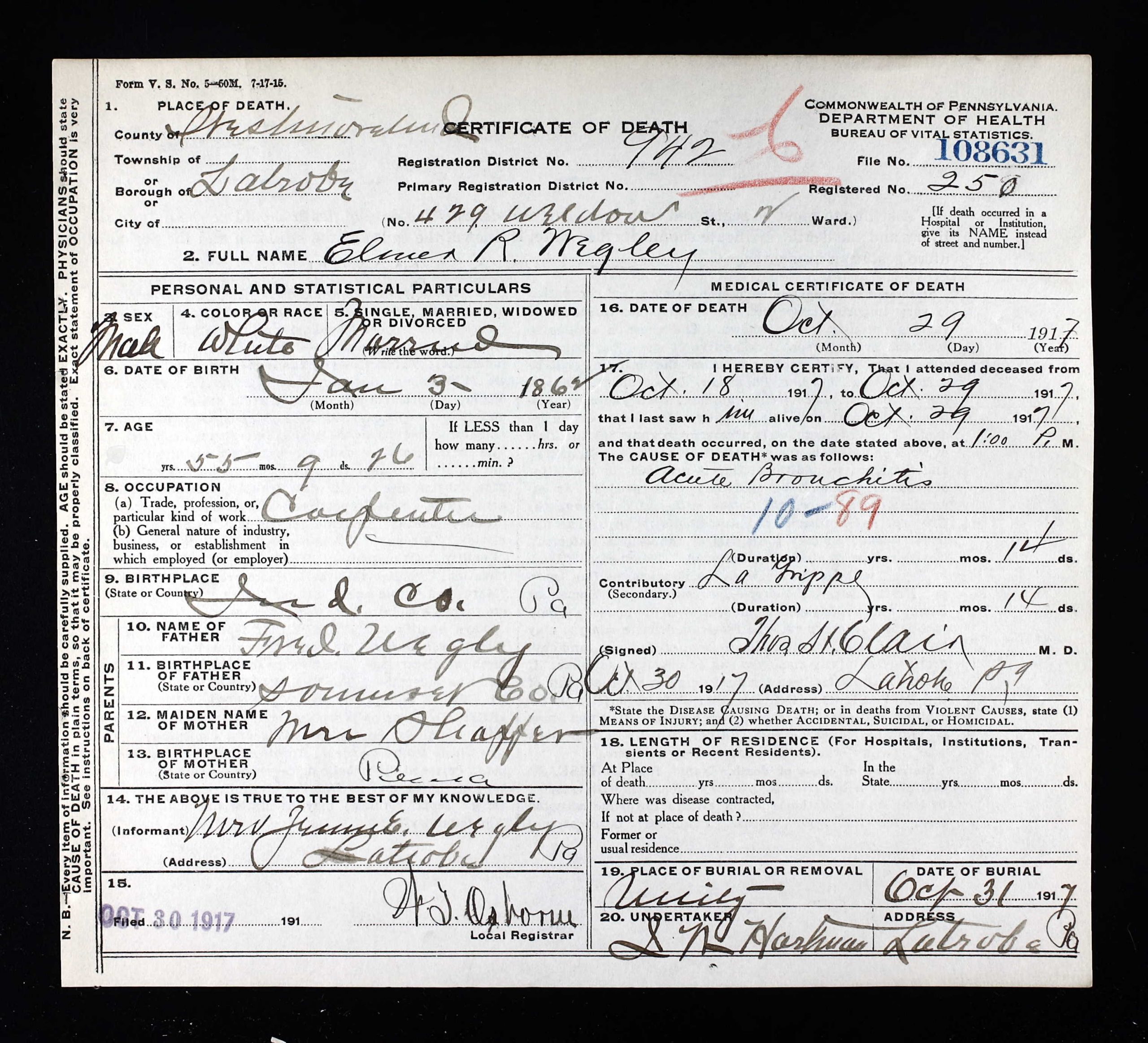 Elmer R. Wegley